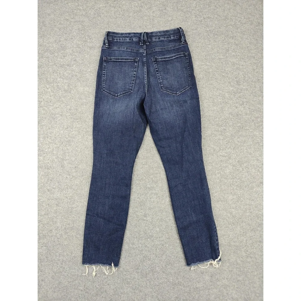 Good‎ American Jeans Womens 6/28 Medium Wash High Rise Skinny Stretch Denim